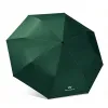 Hengdun fully automatic three-fold UV black vinyl sun umbrella, UV protection, sun protection, all-weather, folding umbrella, solid color, simple commuting, portable sunshade, corporate advertising gift umbrella, can be printed with logo Application Scenario